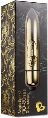RO-80 Single Speed Champagne Gold Bullet Vibrators